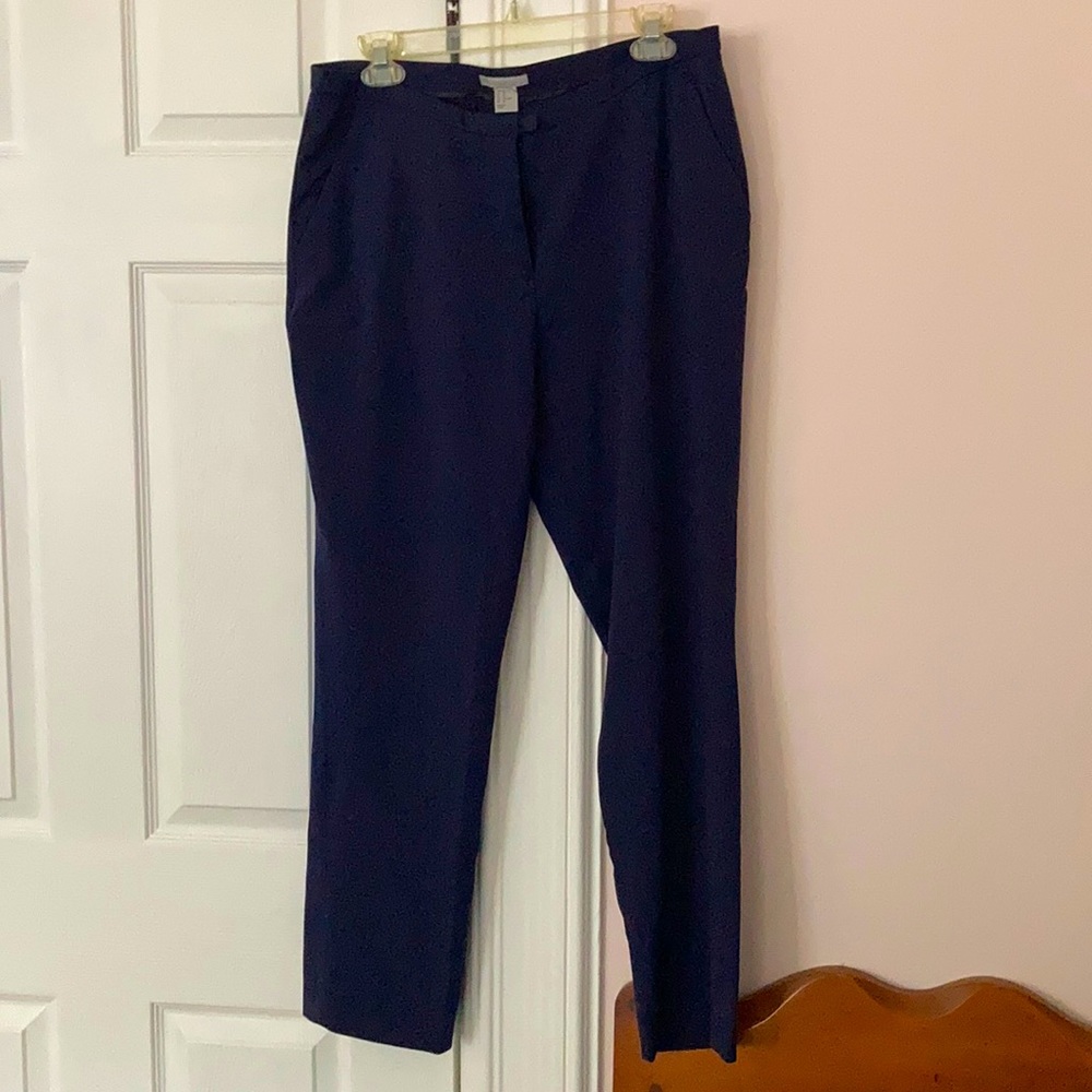 Bright navy blue dress pants